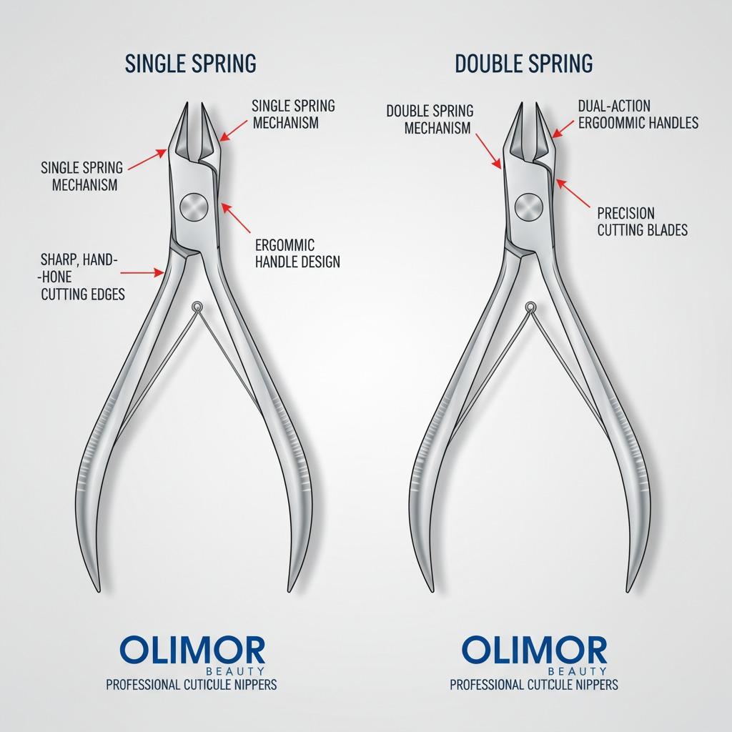 Comparación de pinzas para cutículas