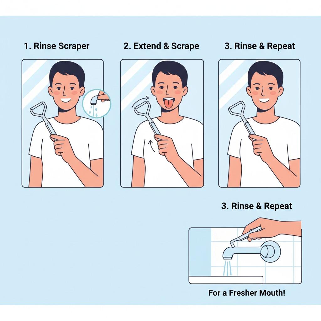 Desbloqueie o seu bem-estar: Benefícios do raspador de língua
