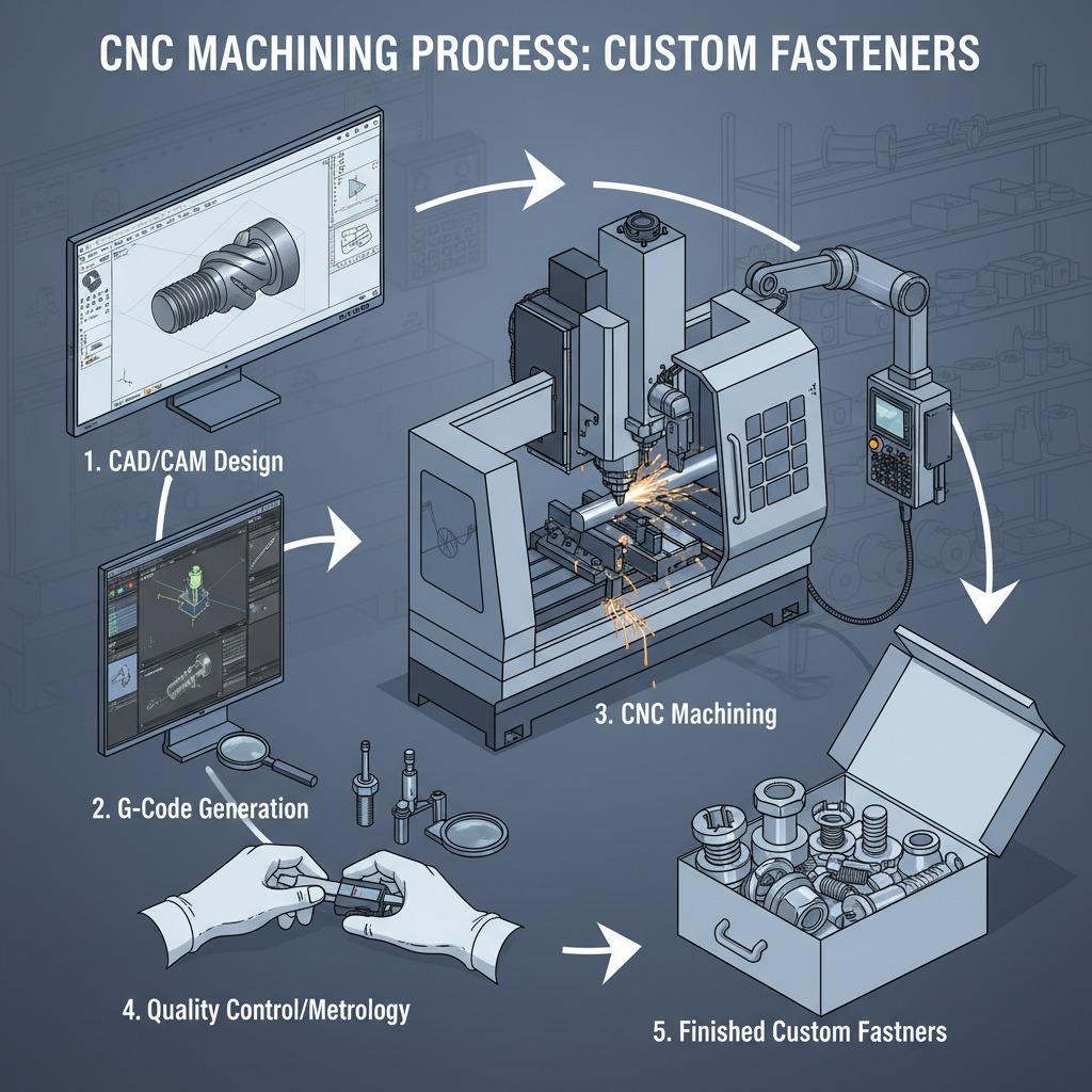 When to Use Custom CNC Machined Fasteners