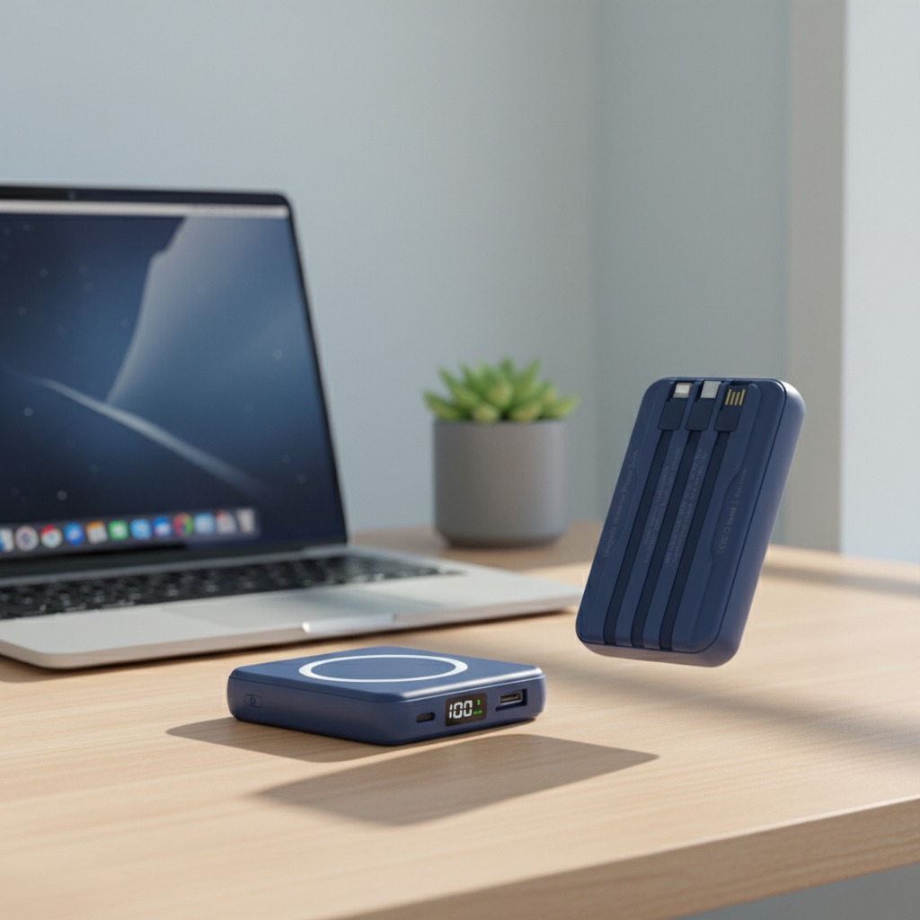 портативный зарядный модуль с быстрой зарядкой