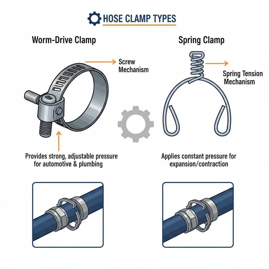 كيفية قياس حجم مشبك الخرطوم