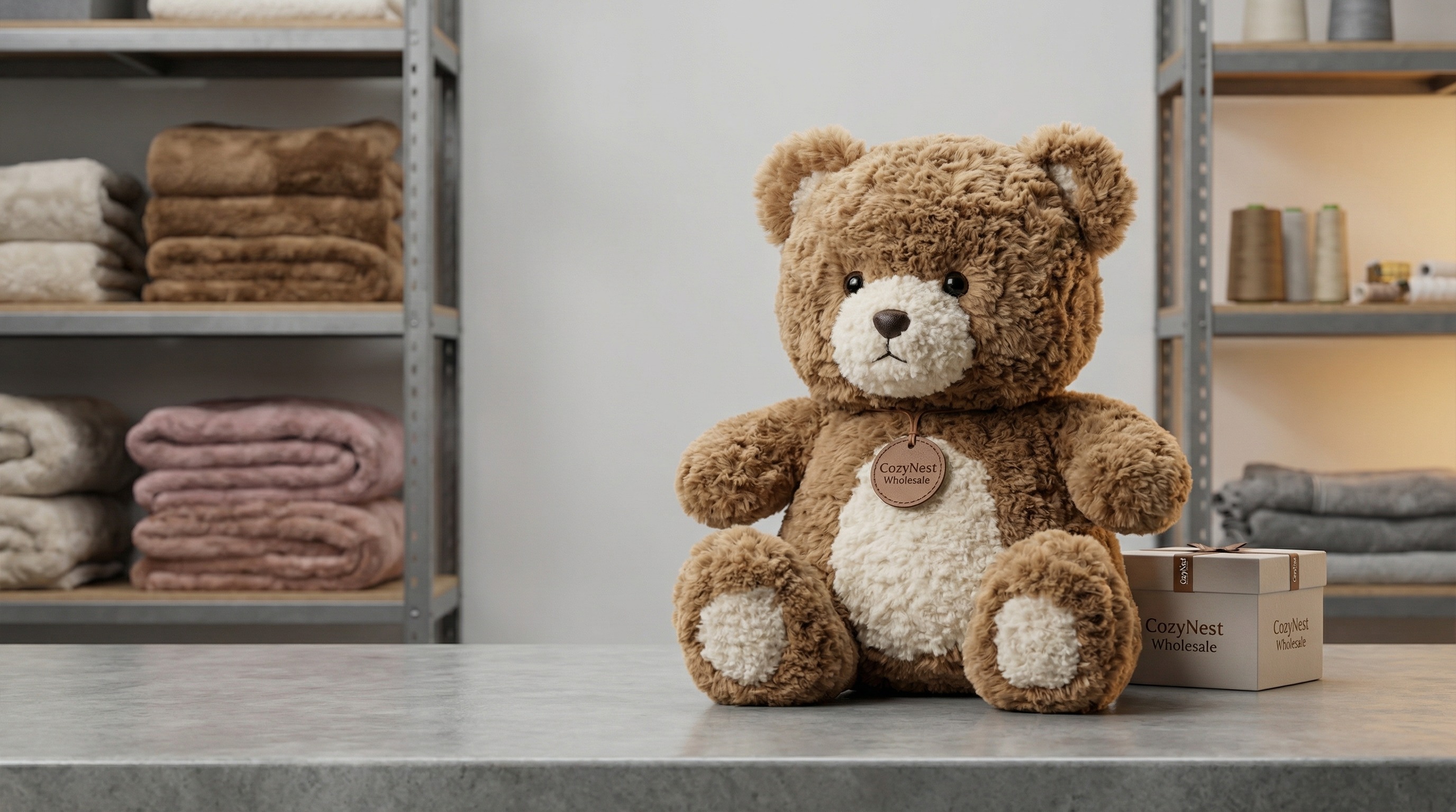 teddy bear plush toy wholesale product hero image