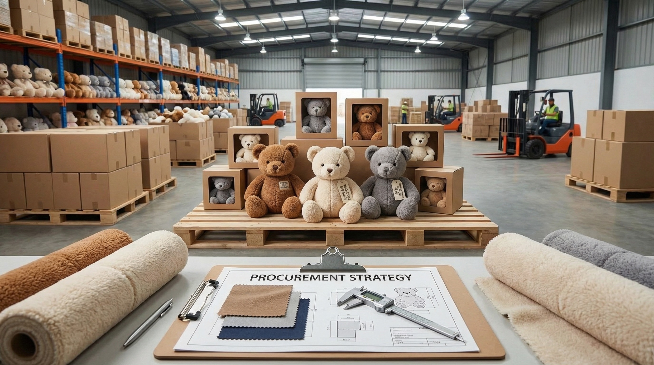 Сценарий применения оптовой продажи плюшевых игрушек-мишек