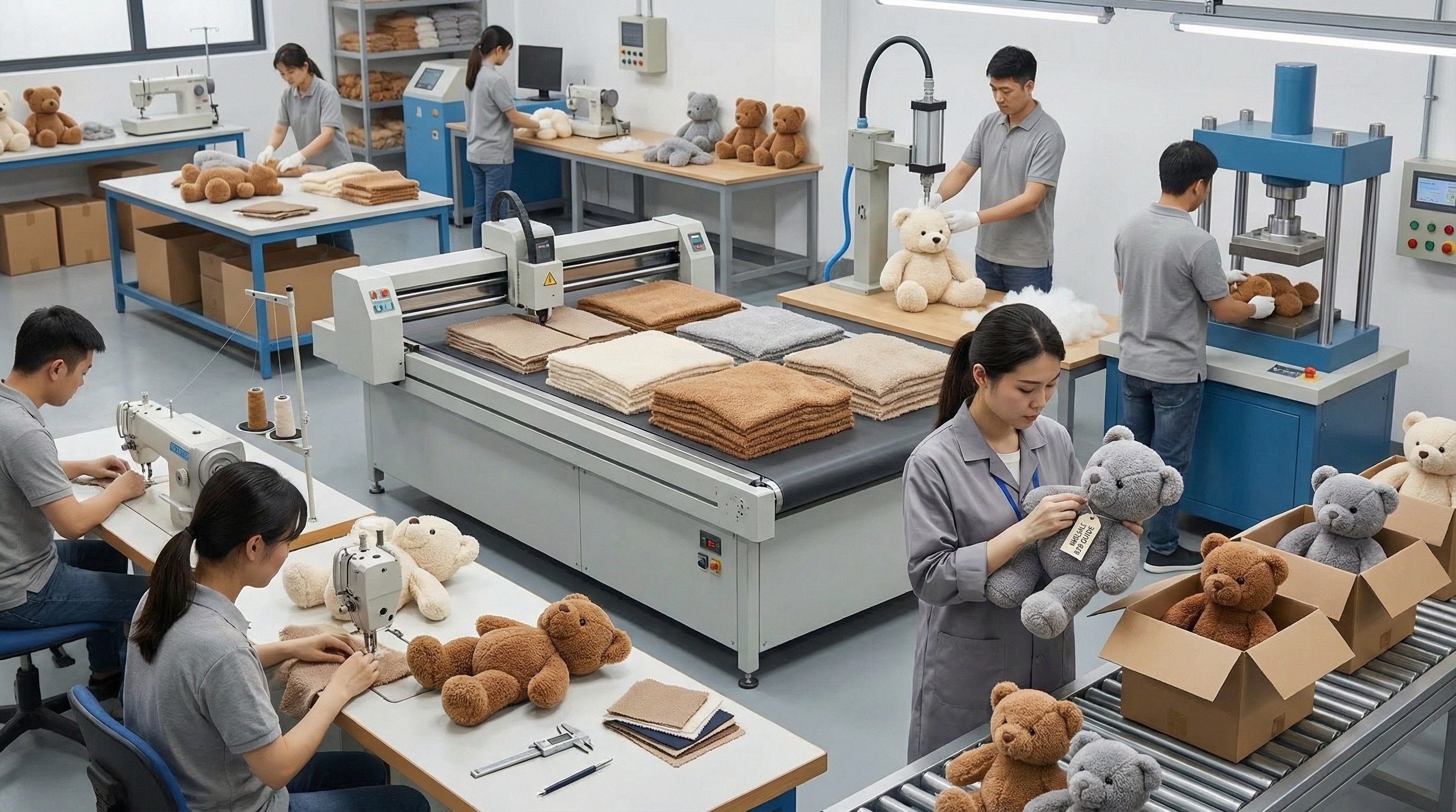 оптовая продажа плюшевых игрушек-мишек, производство по OEM-заказам.