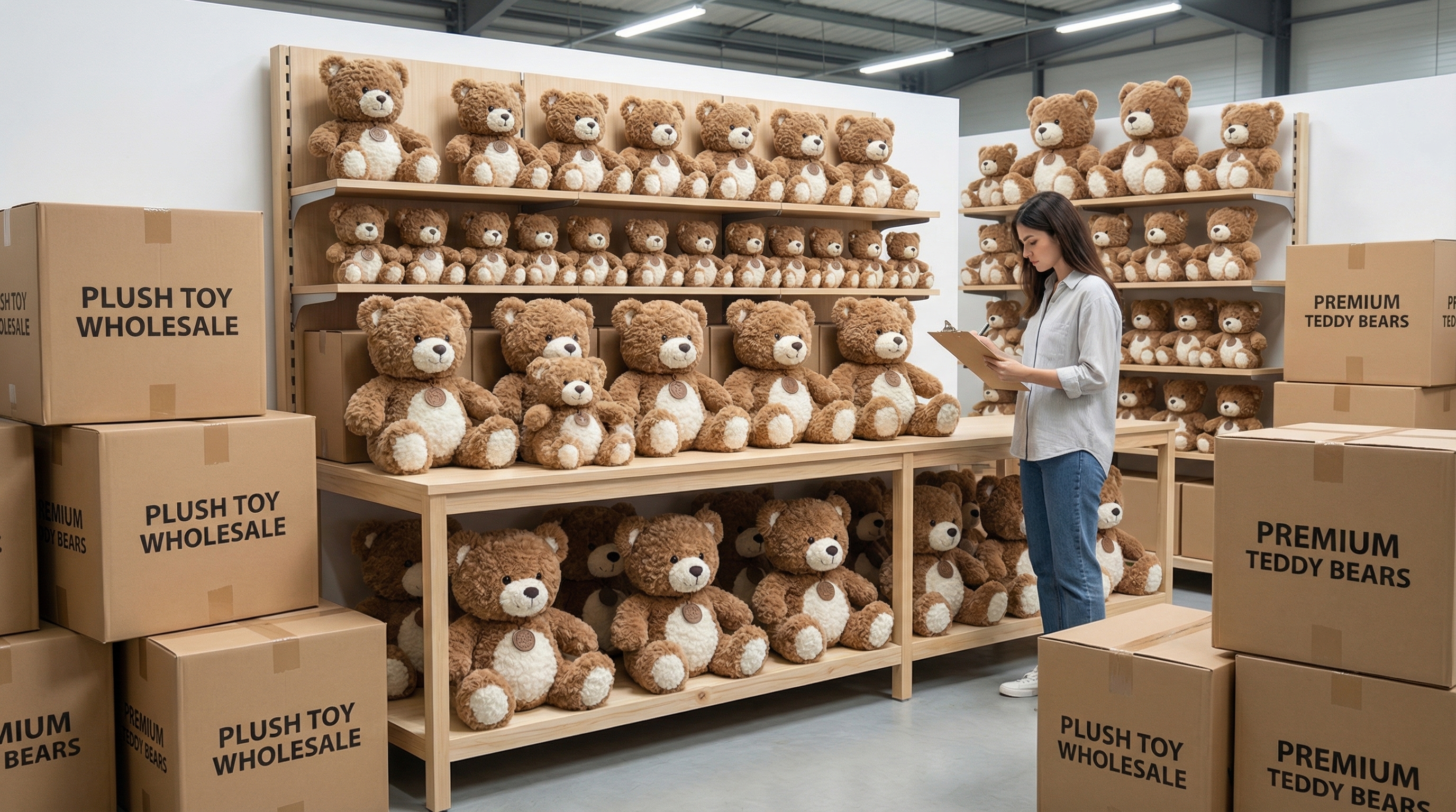 Сценарий применения оптовой продажи плюшевых игрушек-мишек