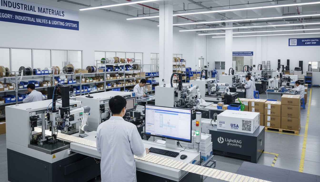 LEDストリップライト卸売OEM生産シーン