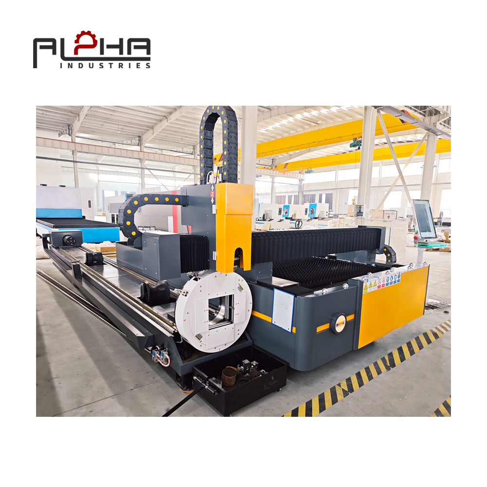 Person standing in a factory with machinery in the background