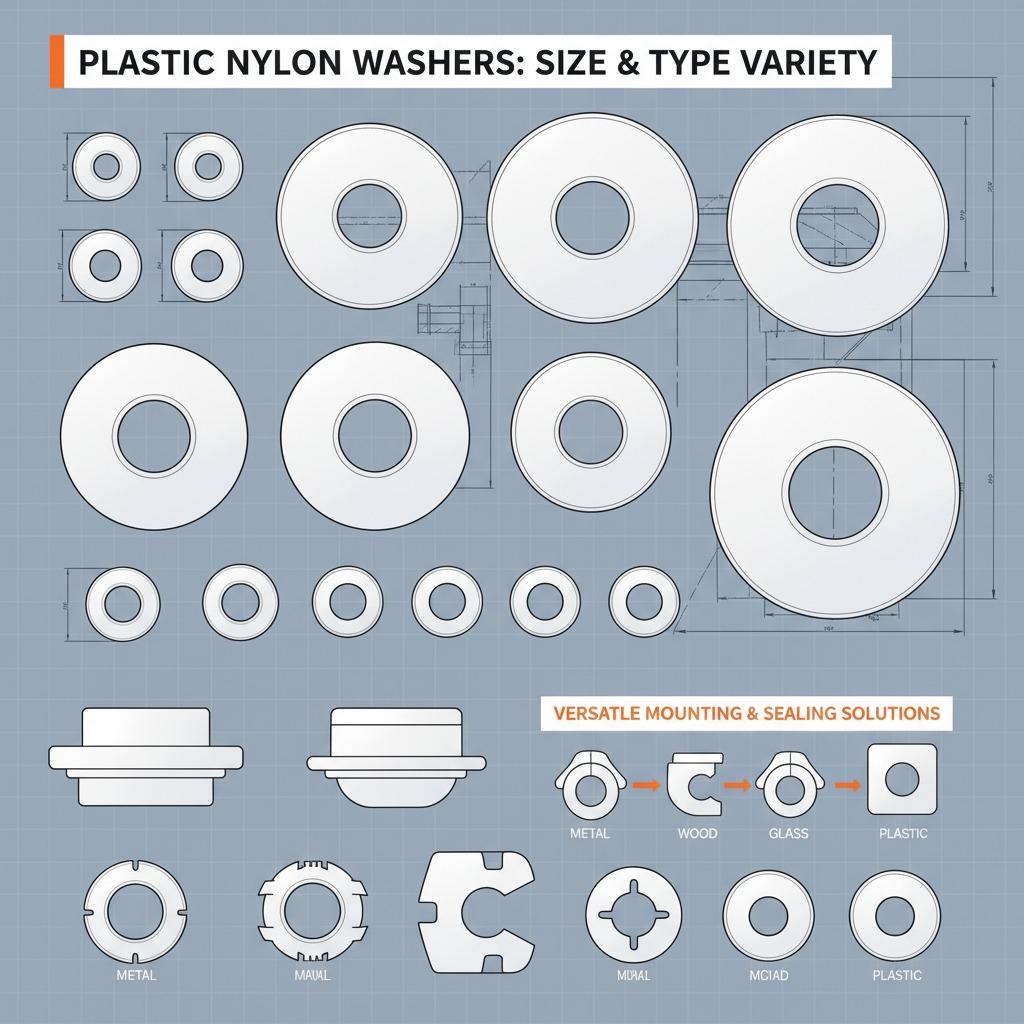plastic nylon washers