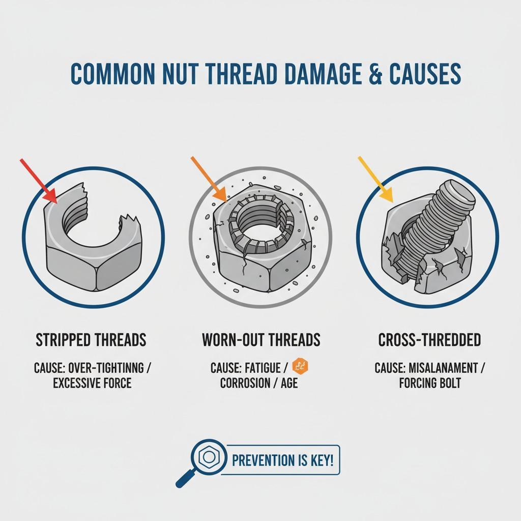 how to remove a stuck nut