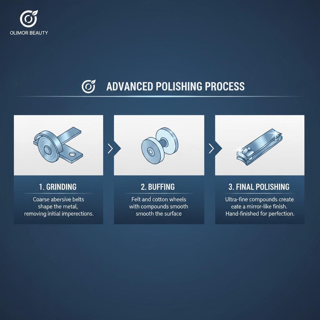 metodi di lucidatura con tagliaunghie