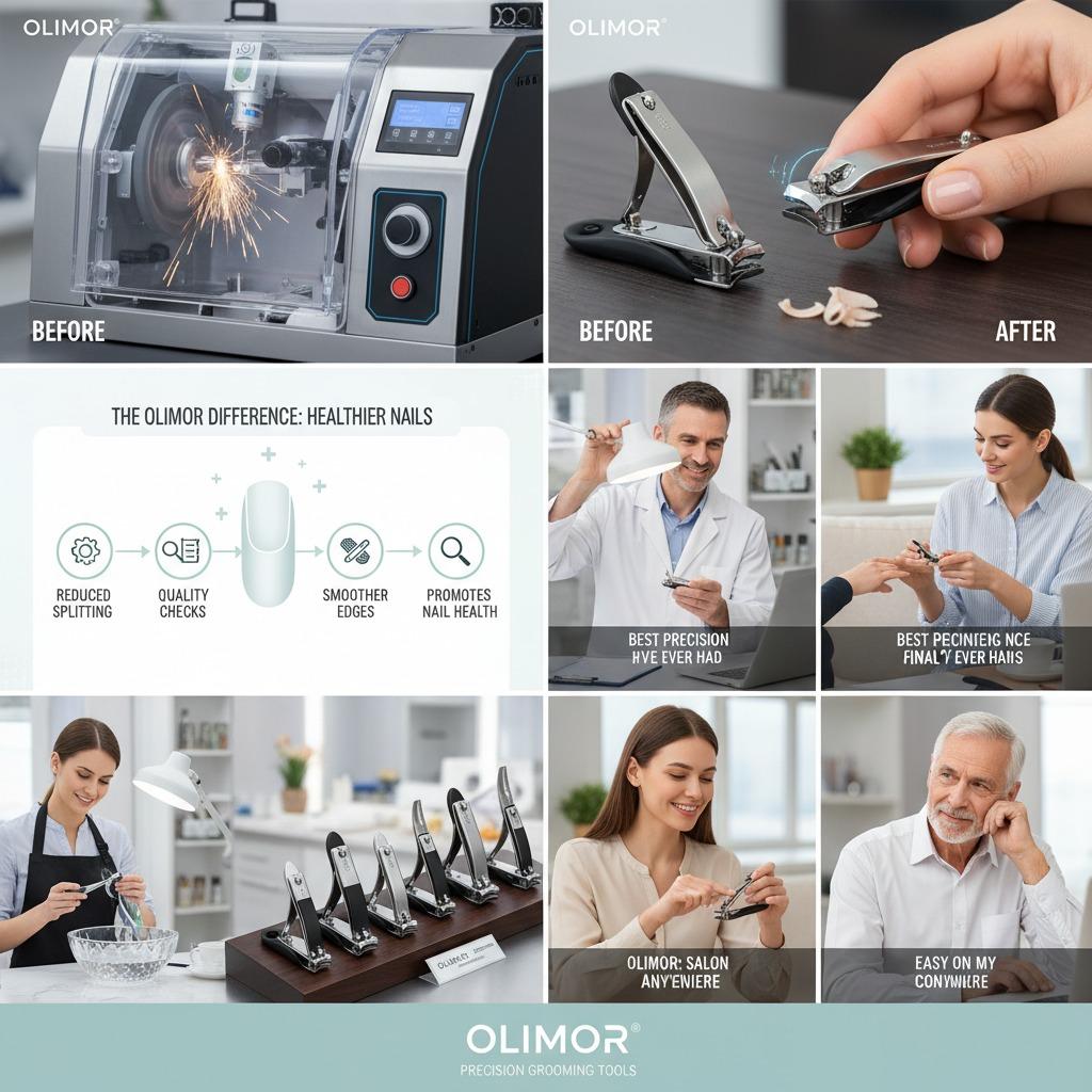 شحذ شفرات مقص الأظافر