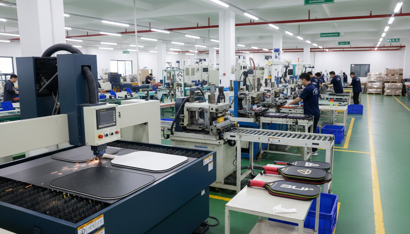 Choosing a Pickleball Paddle Wholesale Distributor OEM production scene