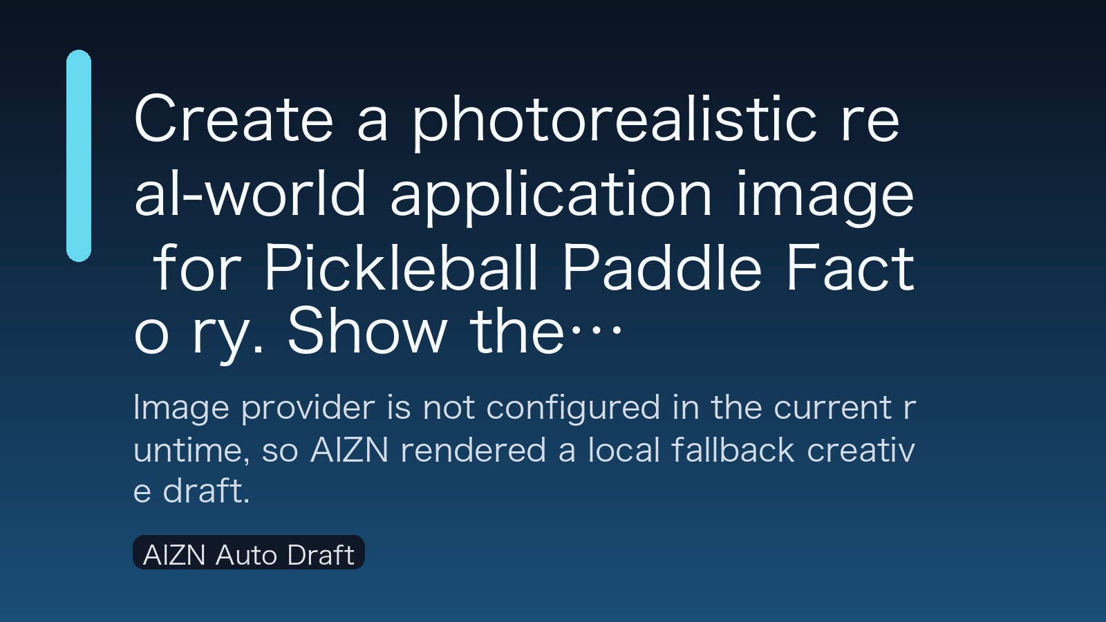 Pickleball Paddle Factory application scene