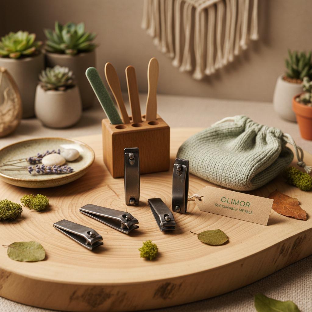 tagliaunghie in metallo riciclato