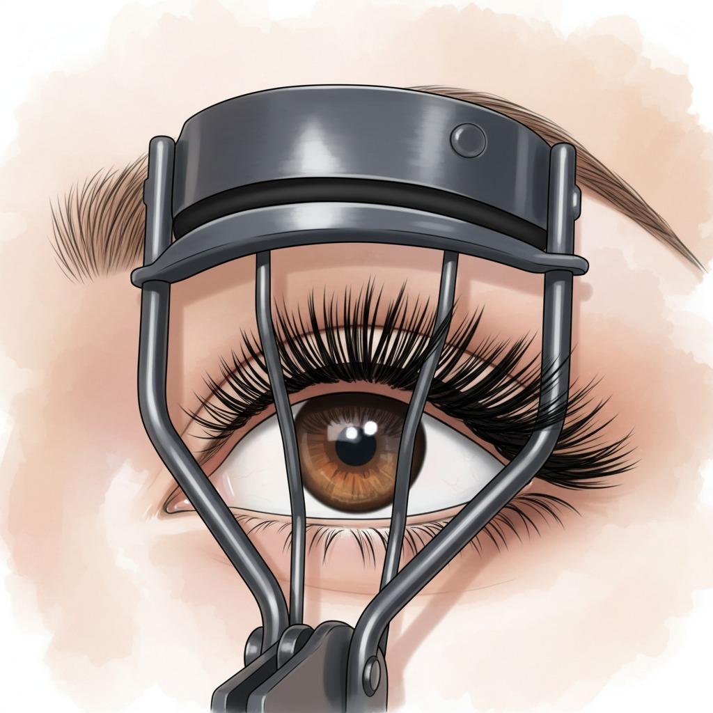 carbon steel eyelash curler