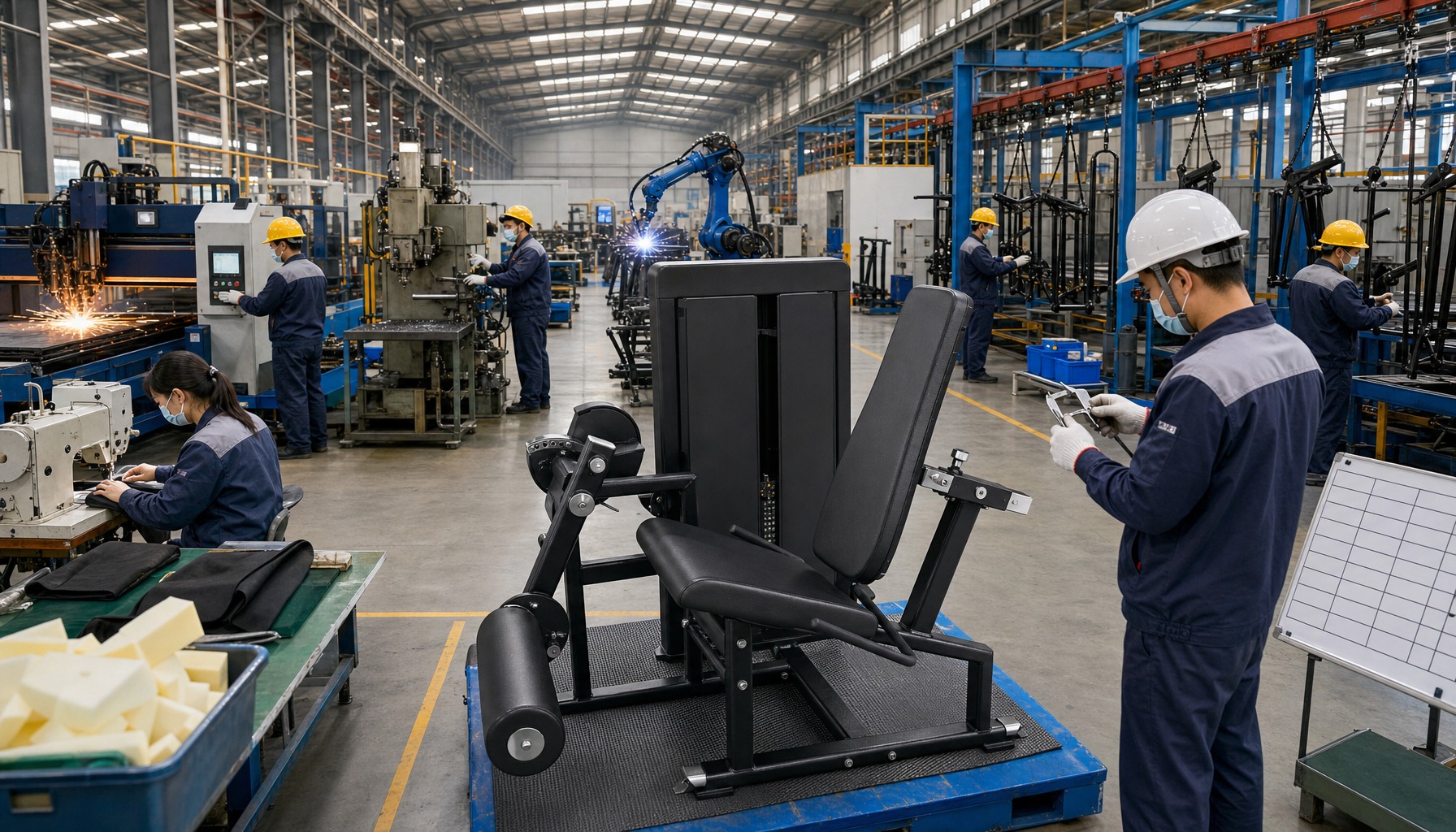 Commercial Gym Extension Machine Factory OEM production scene