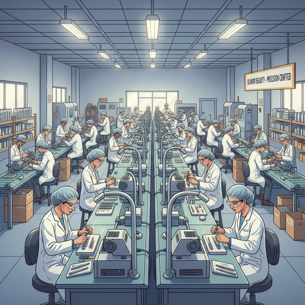 Usine de pinces à épiler pour sourcils