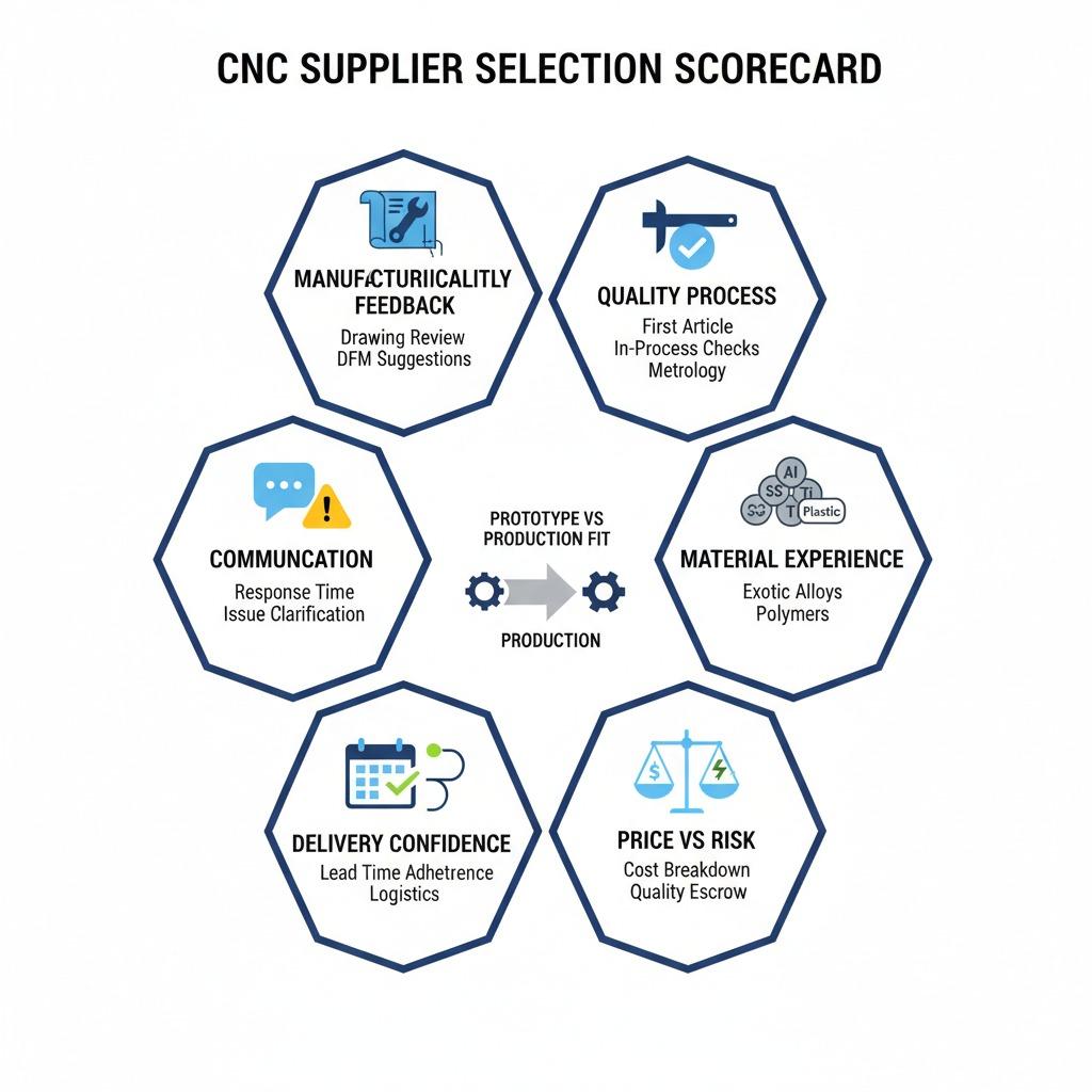 how to choose CNC machining supplier