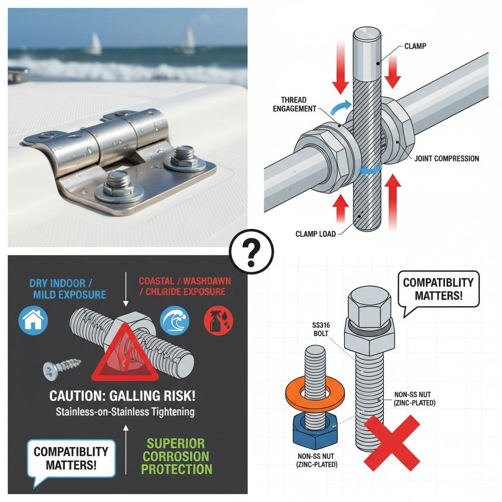 SS316 Fasteners: Where They Fit and Why They Matter