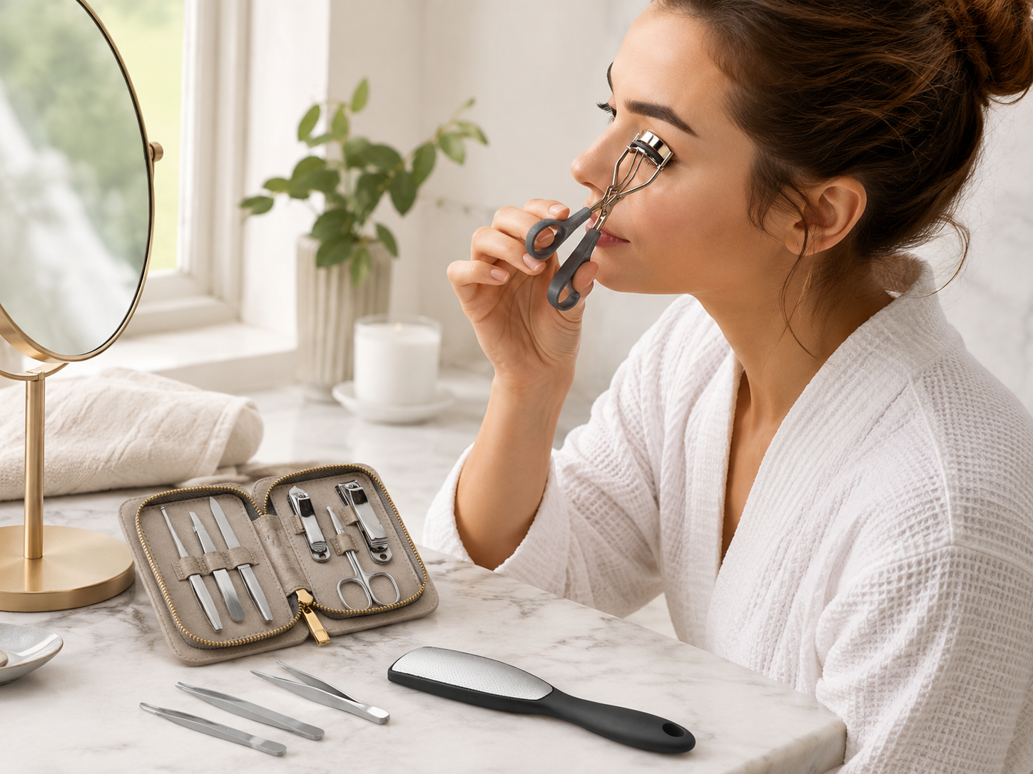 proveedor de herramientas de belleza de acero inoxidable