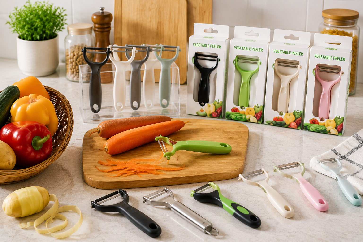 fabricante de peladoras de verduras