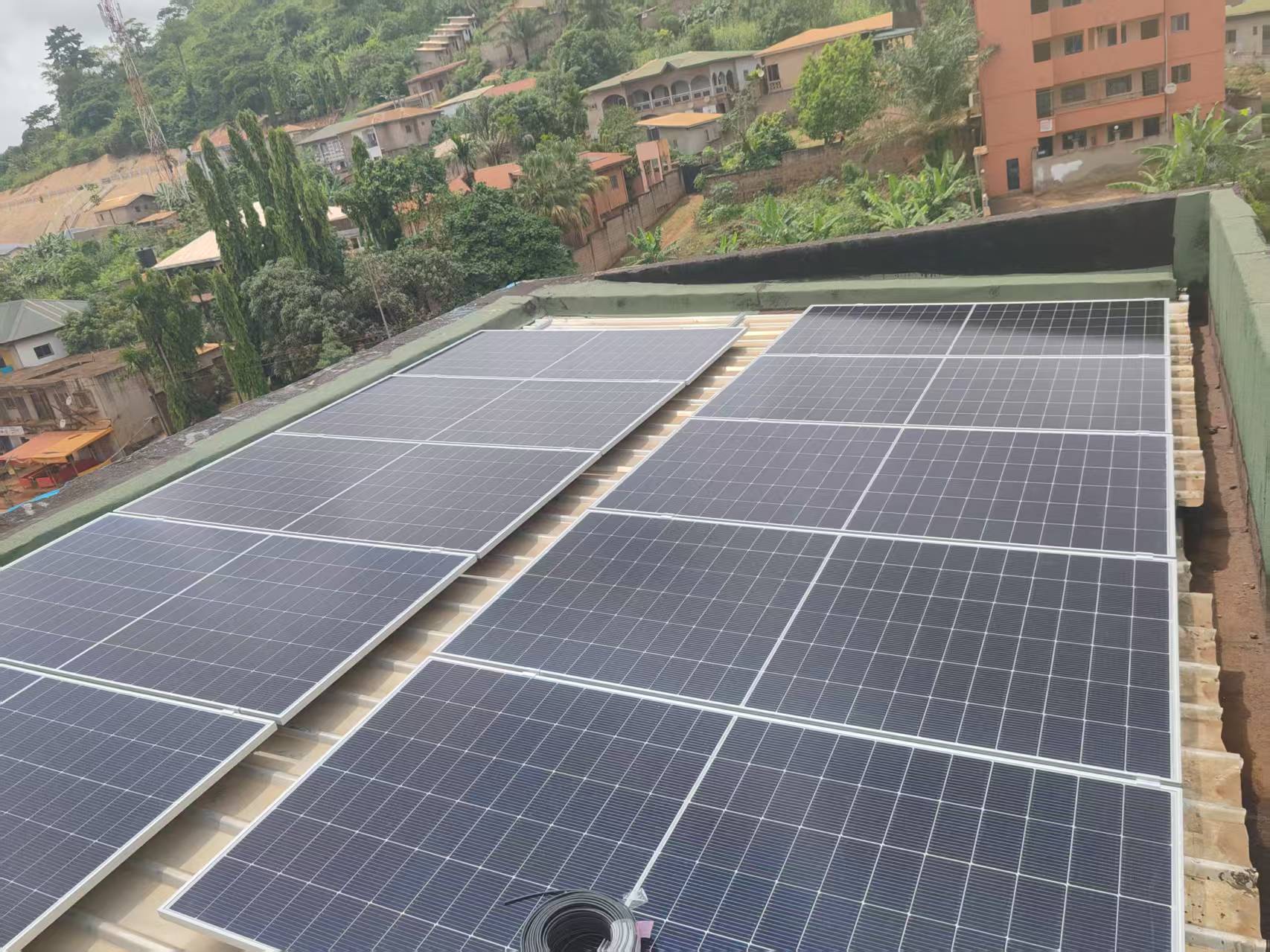 Sistema de energía solar de Camerún