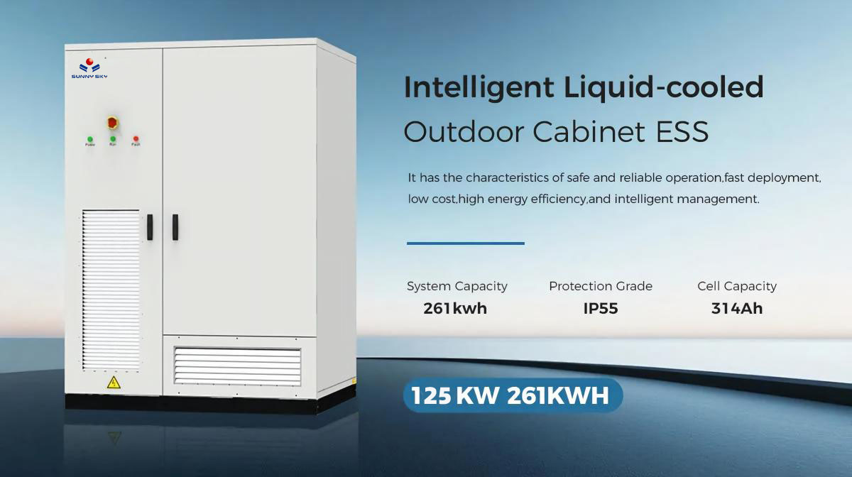 liquid cooled integrated energy storage cabinet