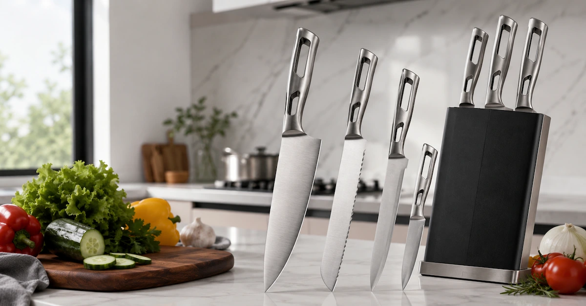 Fabricante de juegos de cuchillos con mango hueco: Lo que los compradores deben saber