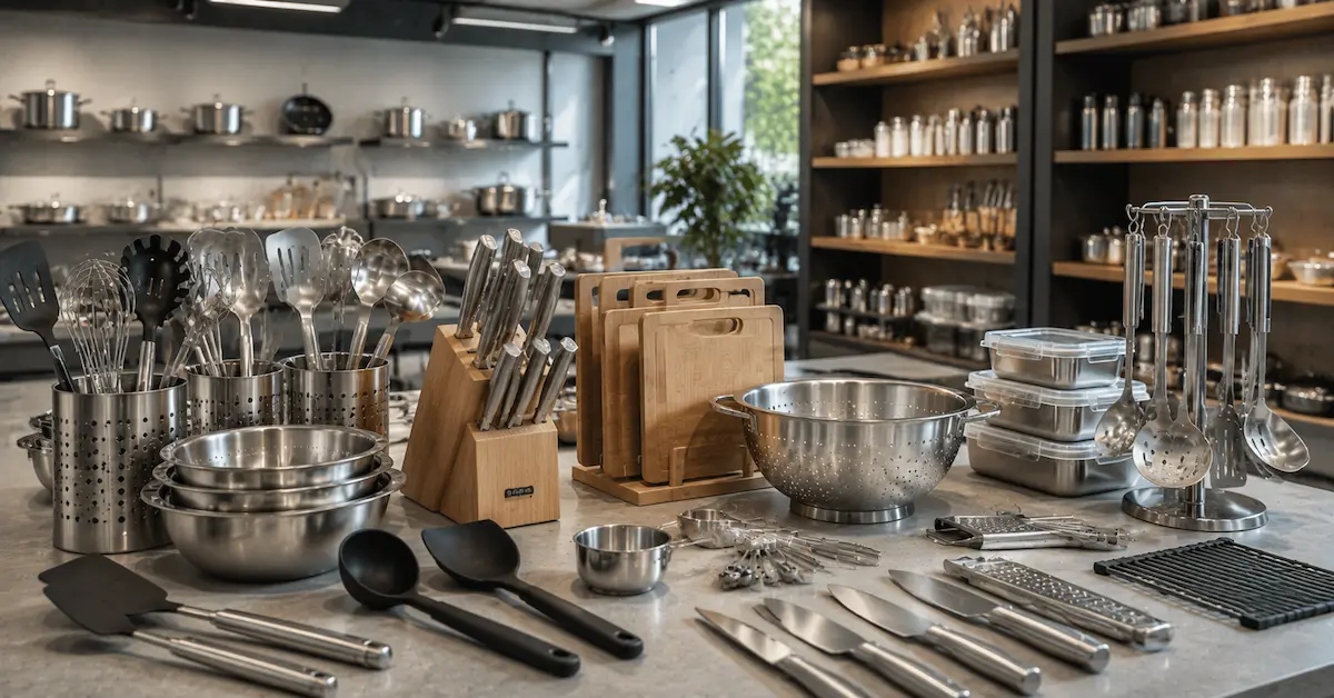 Usine d'articles de cuisine pour importateurs : ce que les acheteurs doivent vérifier