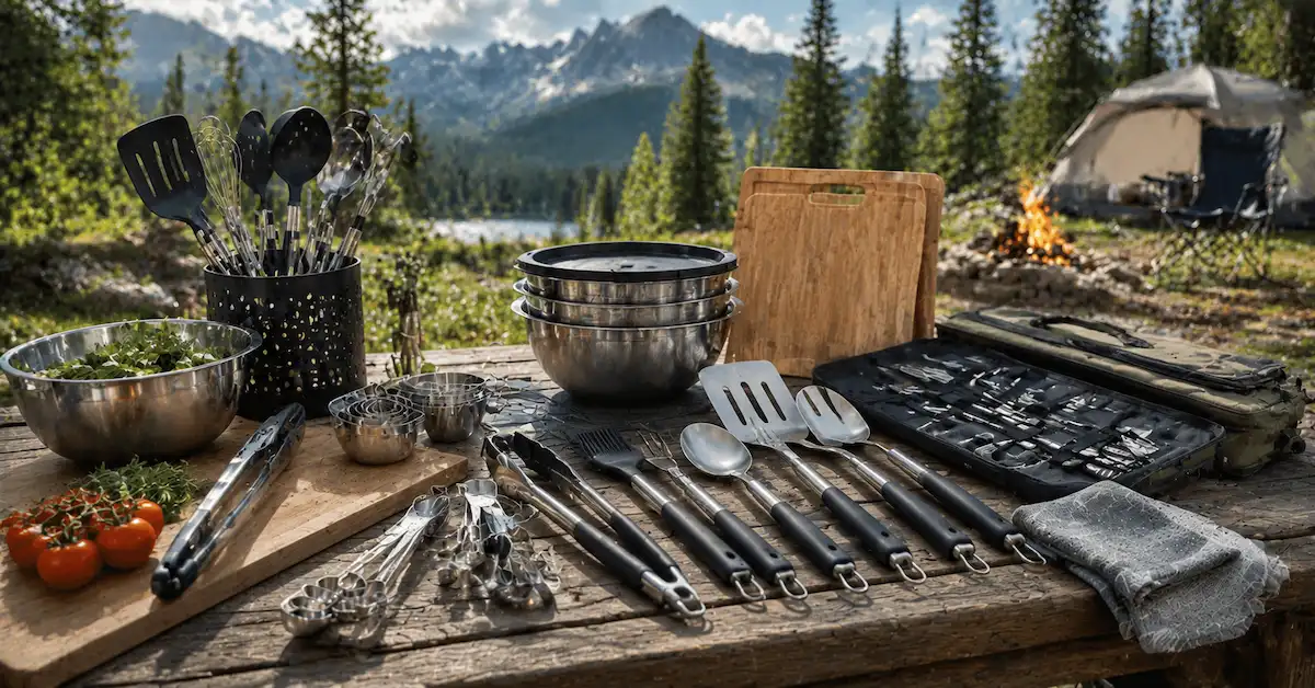 Guía de proveedores de utensilios de cocina para exteriores para kits de camping