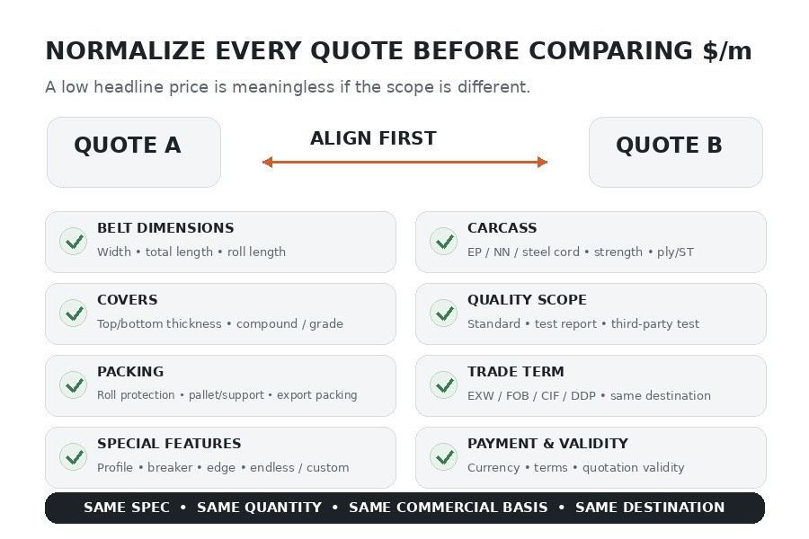 Normalize Every Quote Before Comparing Unit Price