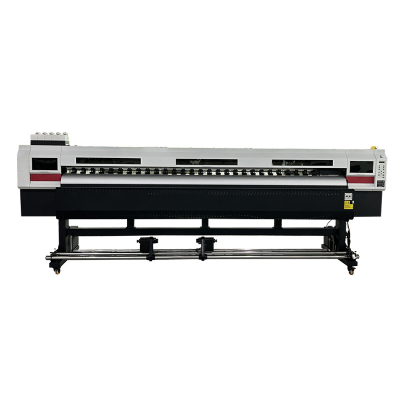 Front view of a wide-format machine supplied for UV printer factory evaluation