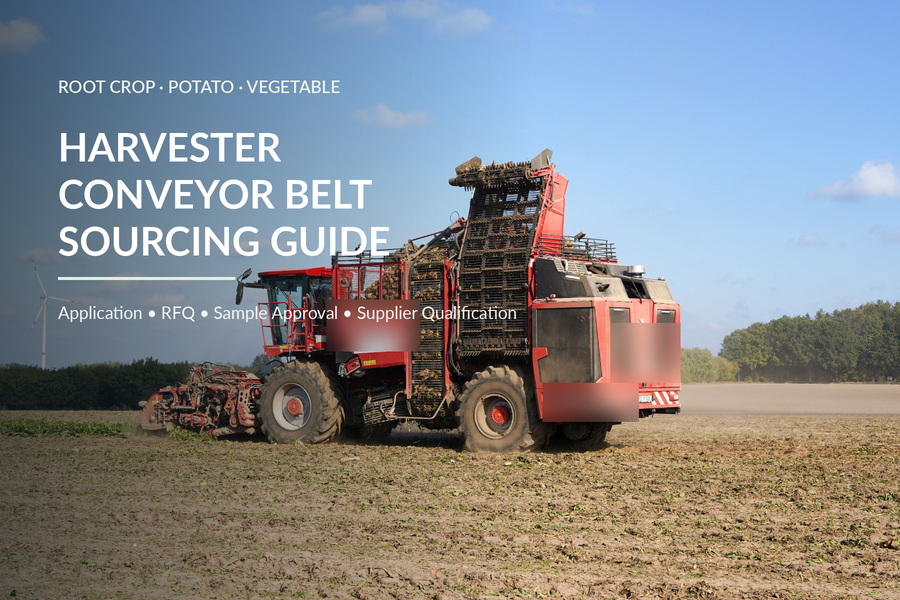 Harvester Conveyor Belt Supplier: Root Crop, Potato and Vegetable Handling Applications