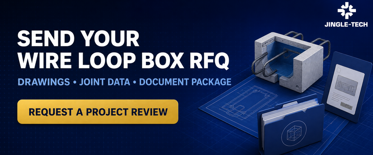 Send a wire loop box RFQ with drawings joint data and document requirements