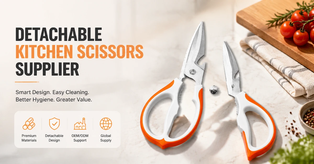 Detachable Kitchen Scissors Supplier: A Buyer Guide for Global Kitchenware Brands