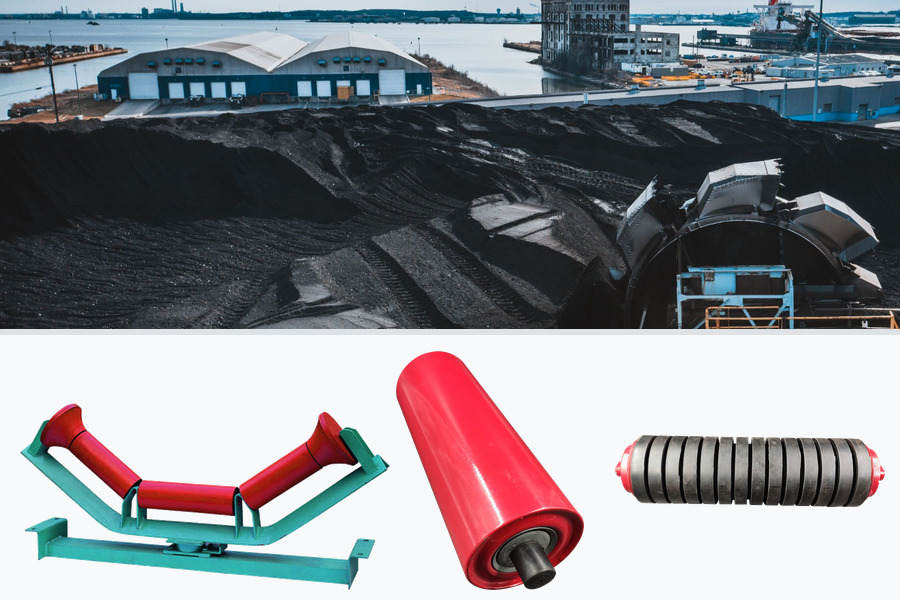 Conveyor Roller and Pulley Supplier for Port Conveyor Systems