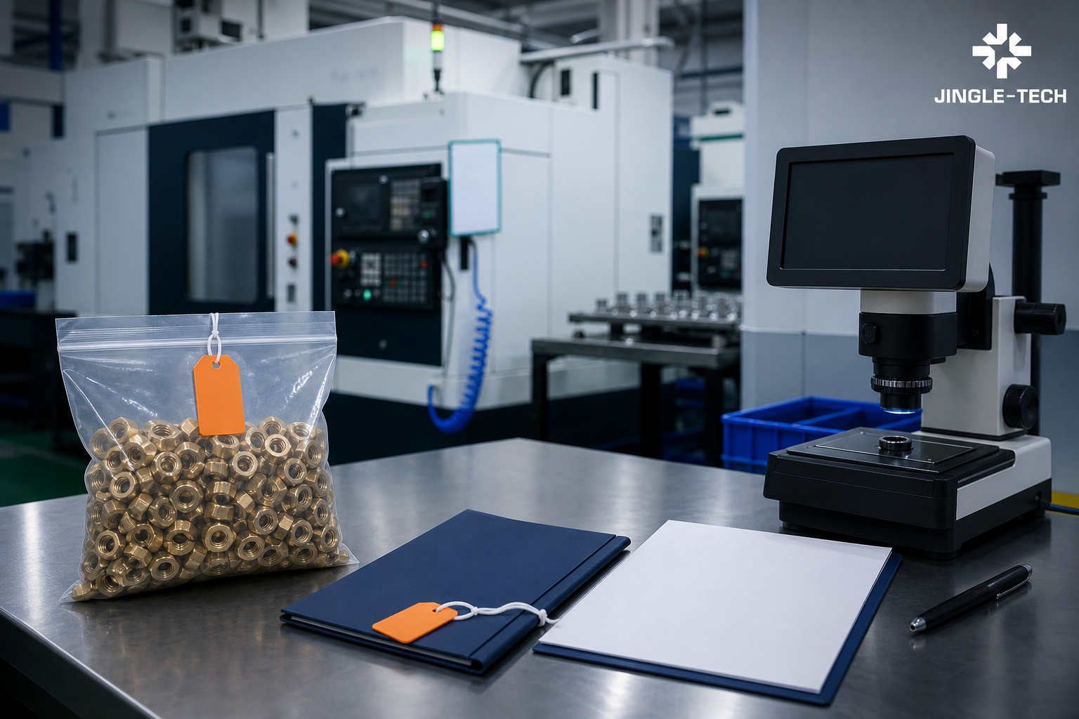 Order-linked material and test evidence for fastener lots
