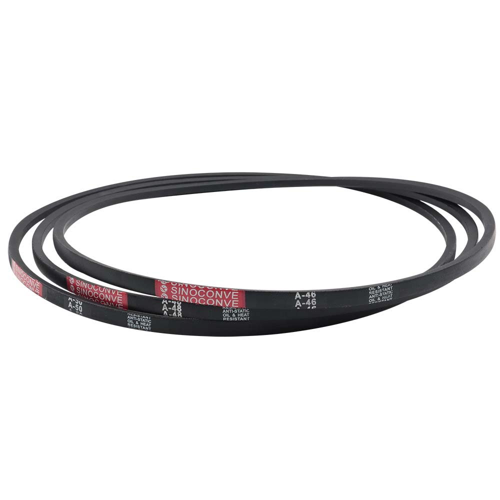 Industrial anti-static V-belts for power transmission applications