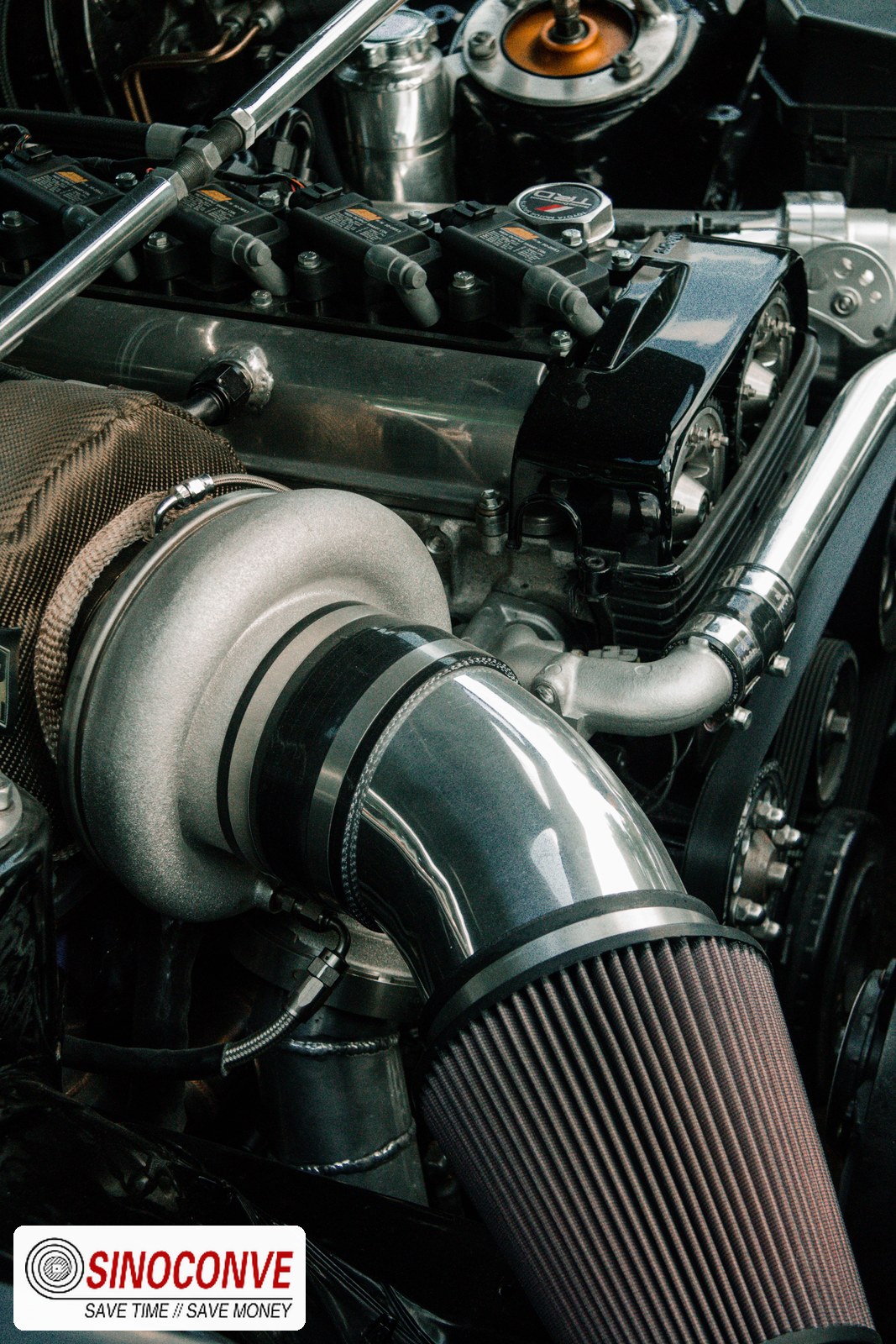 Engine bay drive belt application