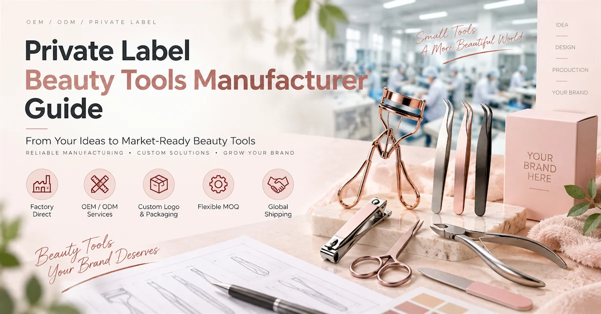 Private Label Beauty Tools Manufacturer: OEM, ODM and Custom Packaging Guide