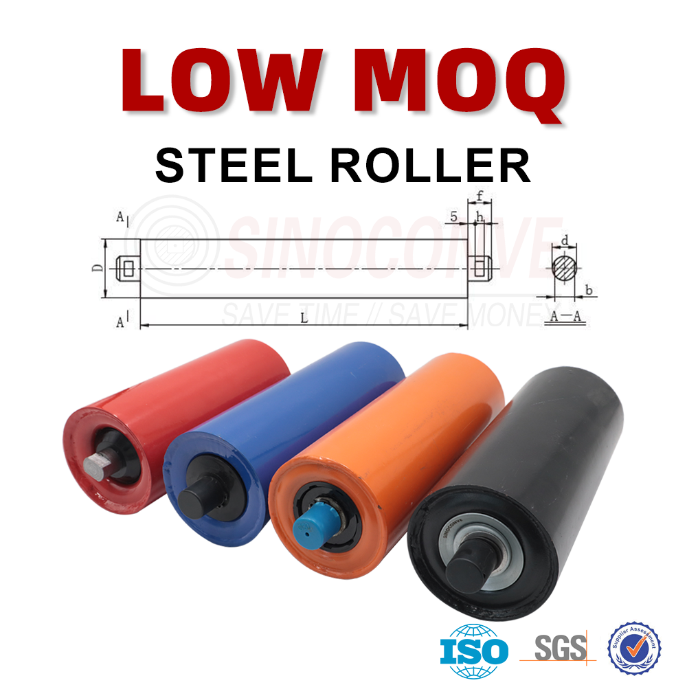 Steel conveyor roller