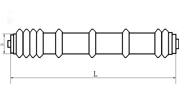 Comb cleaning conveyor roller