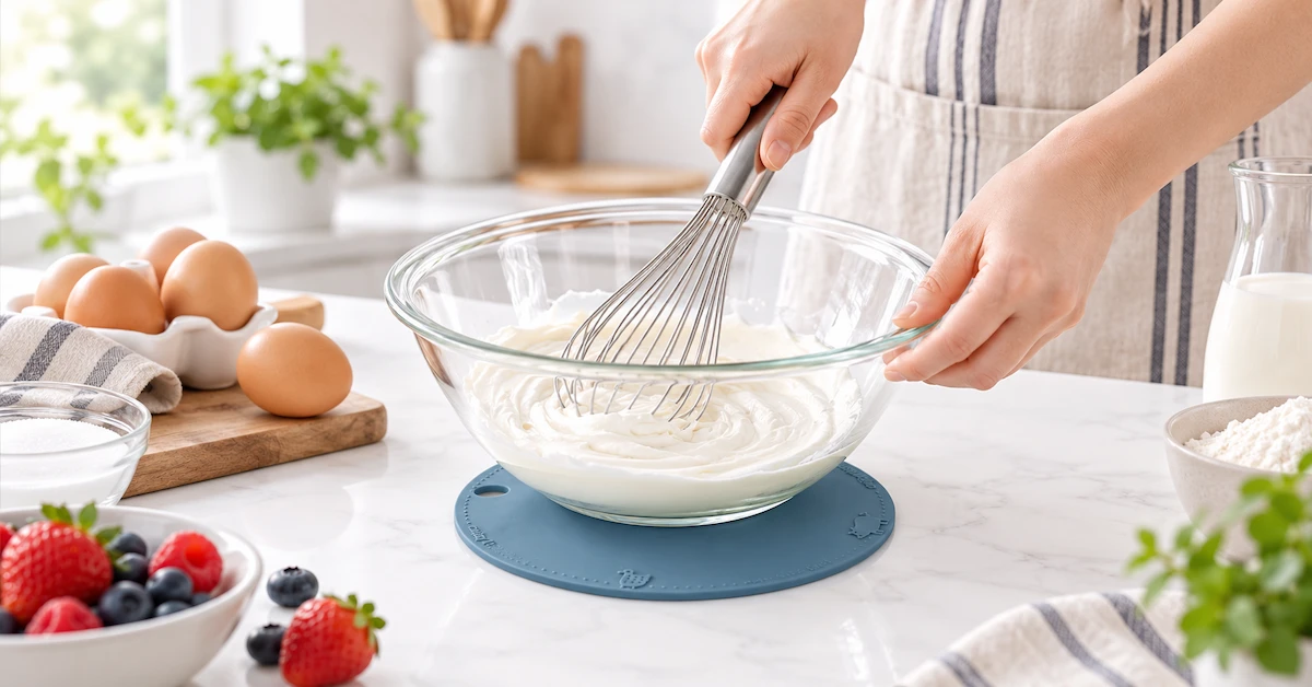 Silicone non-slip mat for kitchen baking use