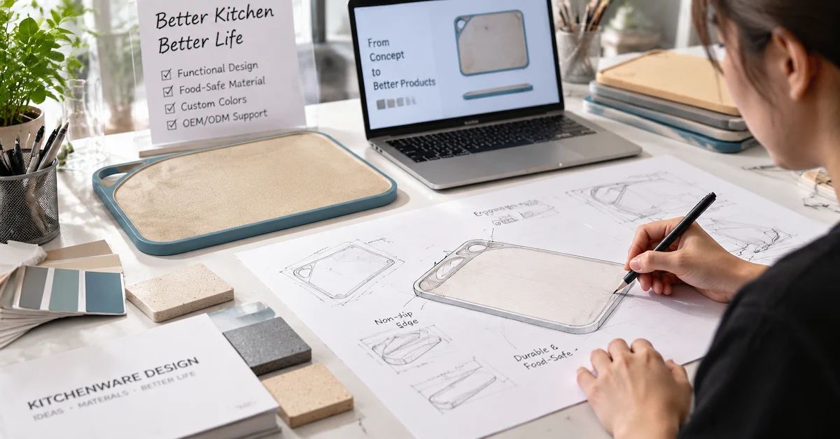 Cutting board product design process studio
