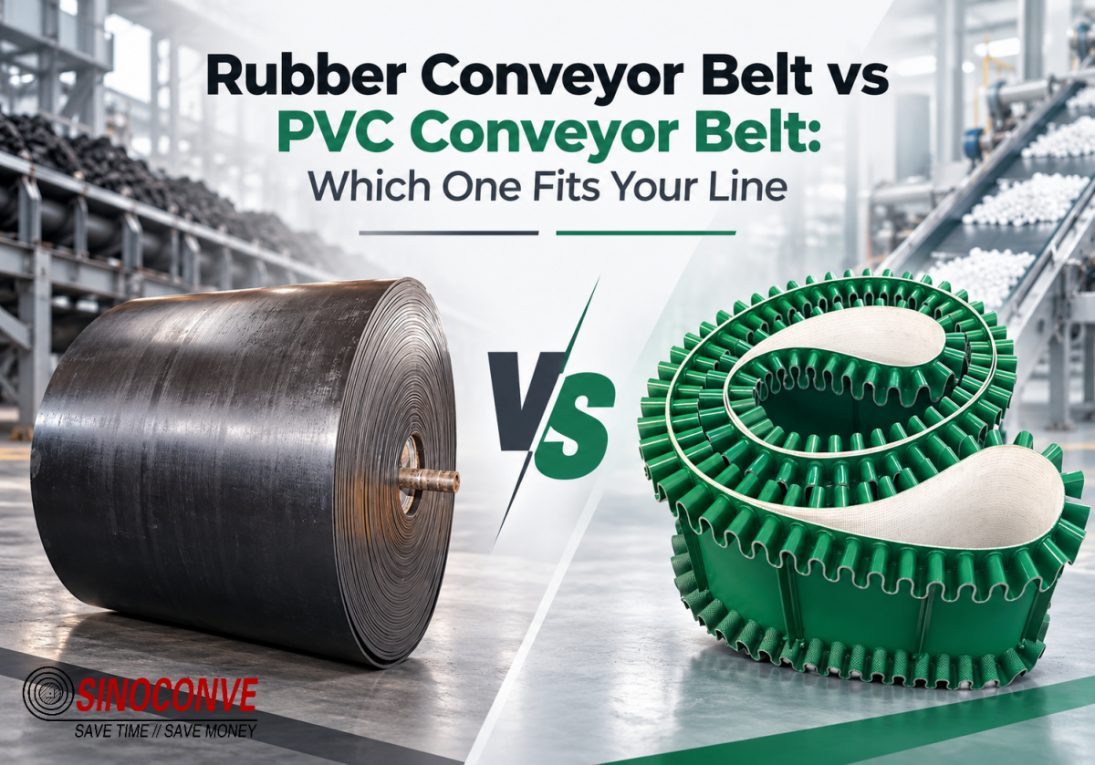 Rubber Conveyor Belt vs PVC Conveyor Belt: Which One Fits Your Line