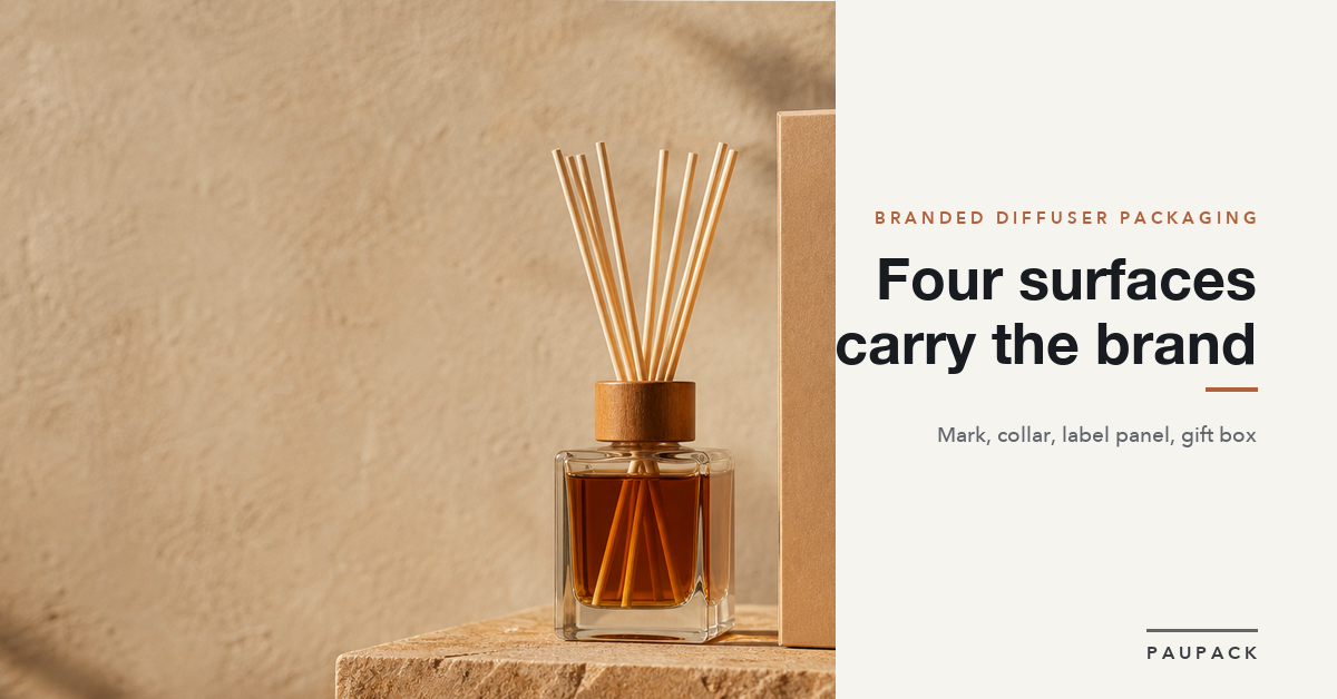 Branded Diffuser Packaging: Marks and Boxes | PauPack