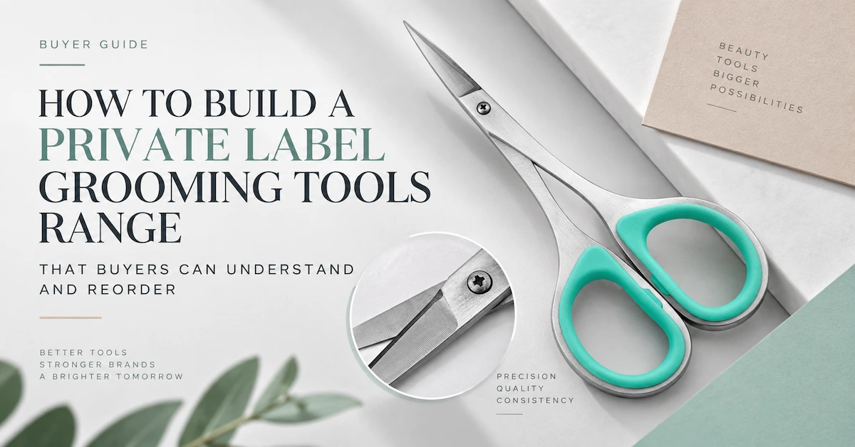 Private label grooming tools range guide