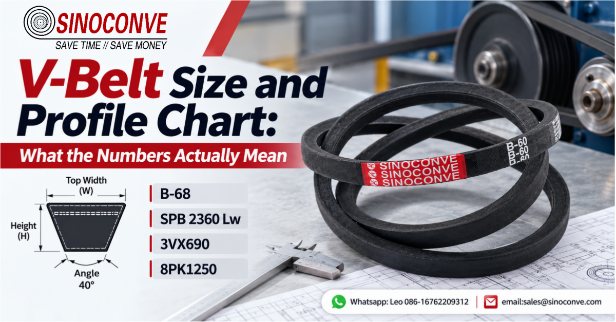 V-Belt Size and Profile Chart: What the Numbers Actually Mean