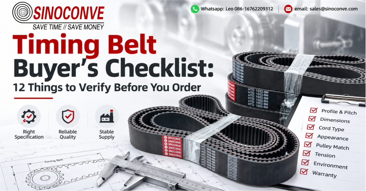 Timing Belt Buyer's Checklist: 12 Things to Verify Before You Order