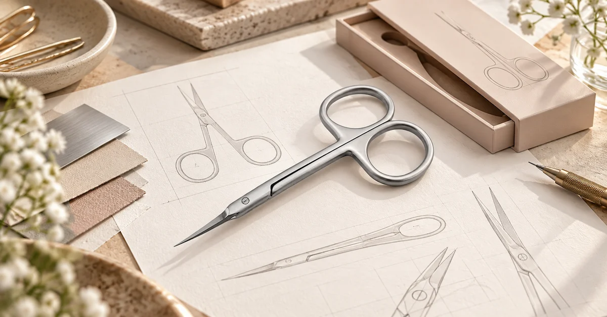 Beauty scissors development design process